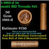 Image 1 : Shotgun Lincoln 1c roll, 1961-d 50 pcs Brandt Wrapper.