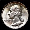 Image 2 : 1955-d Washington Quarter 25c Grades Choice+ Unc