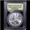 Image 2 : 1993-d Madison Modern Commem Dollar $1 Graded ms70, Perfection By USCG