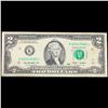 Image 2 : 2009 **Star Note** $2 Federal Reserve Note (Dallas, TX) Grades vf++