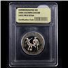 Image 2 : Proof 1996-s Olympics Soccer Modern Commem Half Dollar 50c Graded GEM++ Proof Deep Cameo BY USCG