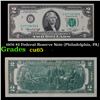 Image 1 : 1976 $2 Federal Reserve Note (Philadelphia, PA) Grades Gem CU