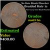 No Date Blank Planchet Braided Hair Large Cent 1c Grades Select Unc BN