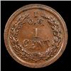 Image 3 : 1863 I.O.U Civil War Token 1c Grades xf