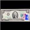 Image 2 : 1976 $2 Federal Reserve Note 1st Day of Issue, with Stamp (New York, NY) Grades Gem CU