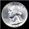 Image 2 : 1943-p Washington Quarter 25c Grades Choice Unc