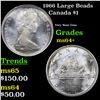 1966 Large Beads Canada Dollar $1 Grades Choice+ Unc