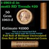 Image 1 : Shotgun Lincoln 1c roll, 1963-d 50 pcs Brandt Wrapper.