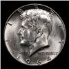 Image 2 : 1964-p Kennedy Half Dollar 50c Grades GEM Unc