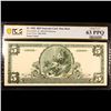 Image 2 : PCGS 1902 $5 National Currency BEP Souvenir Card, Date Back, 1986 IPMS FR-590-597a Graded cu63 By PC