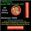 Image 1 : Shotgun Lincoln 1c roll, 1974-p 50 pcs Brandt Wrapper.