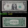 Image 1 : 1963B $1 'Barr Note' Federal Reserve Note Grades Choice AU/BU Slider