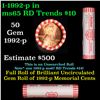 Image 1 : Shotgun Lincoln 1c roll, 1992-p 50 pcs Dunbar Wrapper.