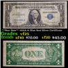 Image 1 : **Star Note** 1935A $1 Blue Seal Silver Certificate Grades vf+