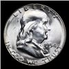 Image 2 : 1954-s Franklin Half Dollar 50c Grades GEM+ Unc