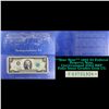 Image 1 : **Star Note** 1995 $2 Federal Reserve Note, Uncirculated 2002 BEP Folio Issue Grades Gem CU