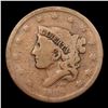 Image 2 : 1838 Coronet Head Large Cent 1c Grades vg+