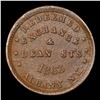 Image 3 : 1863 New York Civil War Token 1c Grades xf+