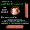 Image 1 : Lincoln 1c roll, 1995-d 50 pcs Wrapper.