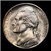 Image 2 : 1945-s Jefferson Nickel Mint Error 5c Grades GEM Unc