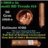 Image 1 : Lincoln 1c roll, 1968-s 50 pcs Wrapper.