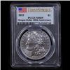 Image 2 : PCGS 2021-p Morgan Dollar First Strike 100th Anniversary $1 Graded ms69 By PCGS