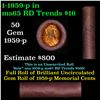 Image 1 : Shotgun Lincoln 1c roll, 1959-p 50 pcs Standard Paper Good Mfg. Co. Wrapper.