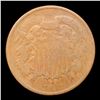 Image 2 : 1868 Two Cent Piece 2c Grades vg+