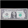 Image 2 : Group of 5 **Star Note** $1 Federal Reserve Notes, Series 1963 to 2009, VF to AU Grade Grades Select