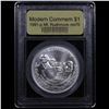 Image 2 : 1991-p Mount Rushmore Modern Commem Dollar $1 Graded ms70, Perfection By USCG