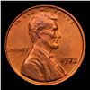 Image 2 : 1972-p DDO Lincoln Cent FS-102 1c Graded ms65 rd By SEGS