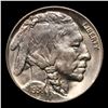 Image 2 : 1938-d Buffalo Nickel 5c Grades GEM+ Unc