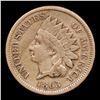 Image 2 : 1863 Indian Cent 1c Grades vf++