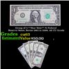 Image 1 : Group of 5 **Star Note** $1 Federal Reserve Notes, Series 1963 to 2009, All CU Grade Grades Select C