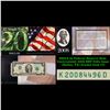 Image 1 : 2003A $2 Federal Reserve Note, Uncirculated 2008 BEP Folio Issue (Dallas, TX) Grades Gem CU