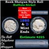 Image 1 : Buffalo Nickel Shotgun Roll in Old Bank Style 'Bell Telephone'  Wrapper 1926 &d Mint Ends Grades