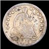Image 2 : 1855 Arrows Seated Liberty Half Dime 1/2 10c Grades vf+