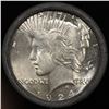 Image 2 : ***Auction Highlight*** Solid Uncirculated First Financial Shotgun Peace silver dollar roll 1924 & P