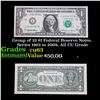 Image 1 : Group of 10 $1 Federal Reserve Notes, Series 1963 to 2009, All CU Grade Grades Select CU