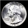 Image 2 : 1946-d Washington Quarter 25c Grades GEM+ Unc