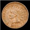 Image 2 : 1882 Indian Cent 1c Grades xf
