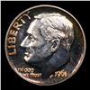 Image 2 : Proof 1961 Roosevelt Dime 10c Grades GEM++ Proof