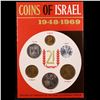 Image 2 : 1969 Coins of Israel, Jerusalem specimen in Original Mint Packaging 6 Pieces Coin Set