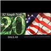 Image 2 : 2003A $2 Federal Reserve Note, Uncirculated 2008 BEP Folio Issue (Dallas, TX) Grades Gem CU