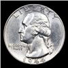 Image 2 : 1944-p Washington Quarter 25c Grades Choice Unc
