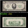 1934 $20 Green Seal Federal Reserve Note (Richmond, VA) Grades vf+