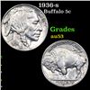 1936-s Buffalo Nickel 5c Grades Select AU