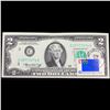 Image 2 : 1976 $2 Federal Reserve Note 1st Day of Issue, with Stamp (Philadelphia, PA) Grades Select CU