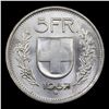 Image 3 : 1967-B Switzerland 5 Francs Grades GEM+ Unc