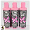 Image 1 : 3 BOTTLES 250mL SEMI PERMANENT HAIR COLOR SHAMPOO